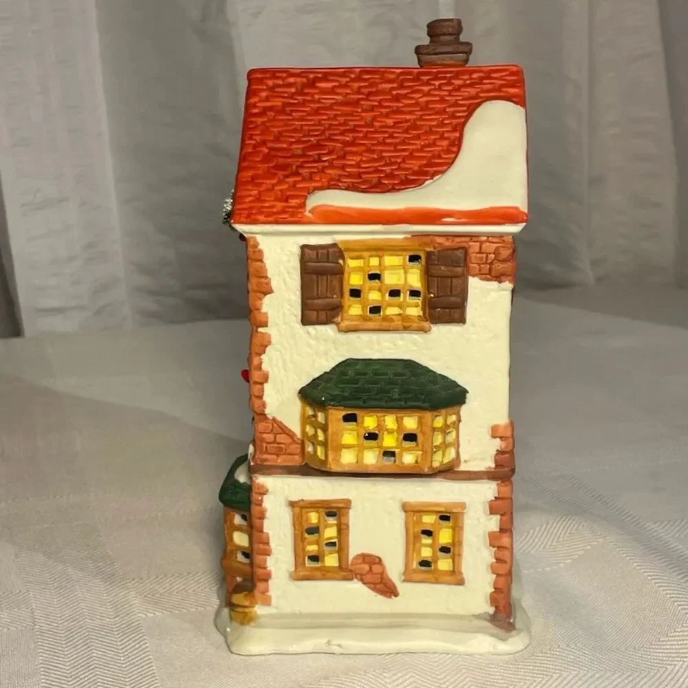 Vintage 1995 NOMA Dickensville Italian Restaurant #28409 Porcelain Village